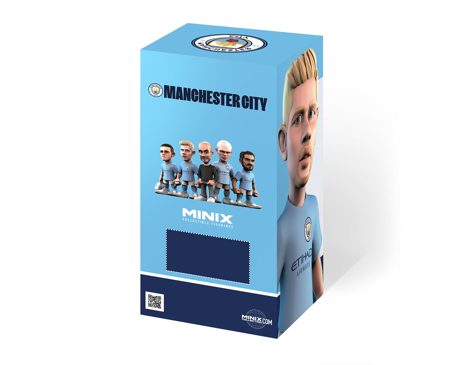 Minix - Football Stars #132 - Manchester City - De Bruyne 17 - Figurines PVC 12 cm
