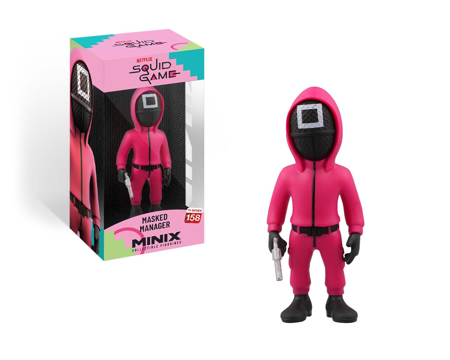 Minix - TV Series #158 - Squid Game - Masked Manager Square Guard - Figurines PVC 12 cm