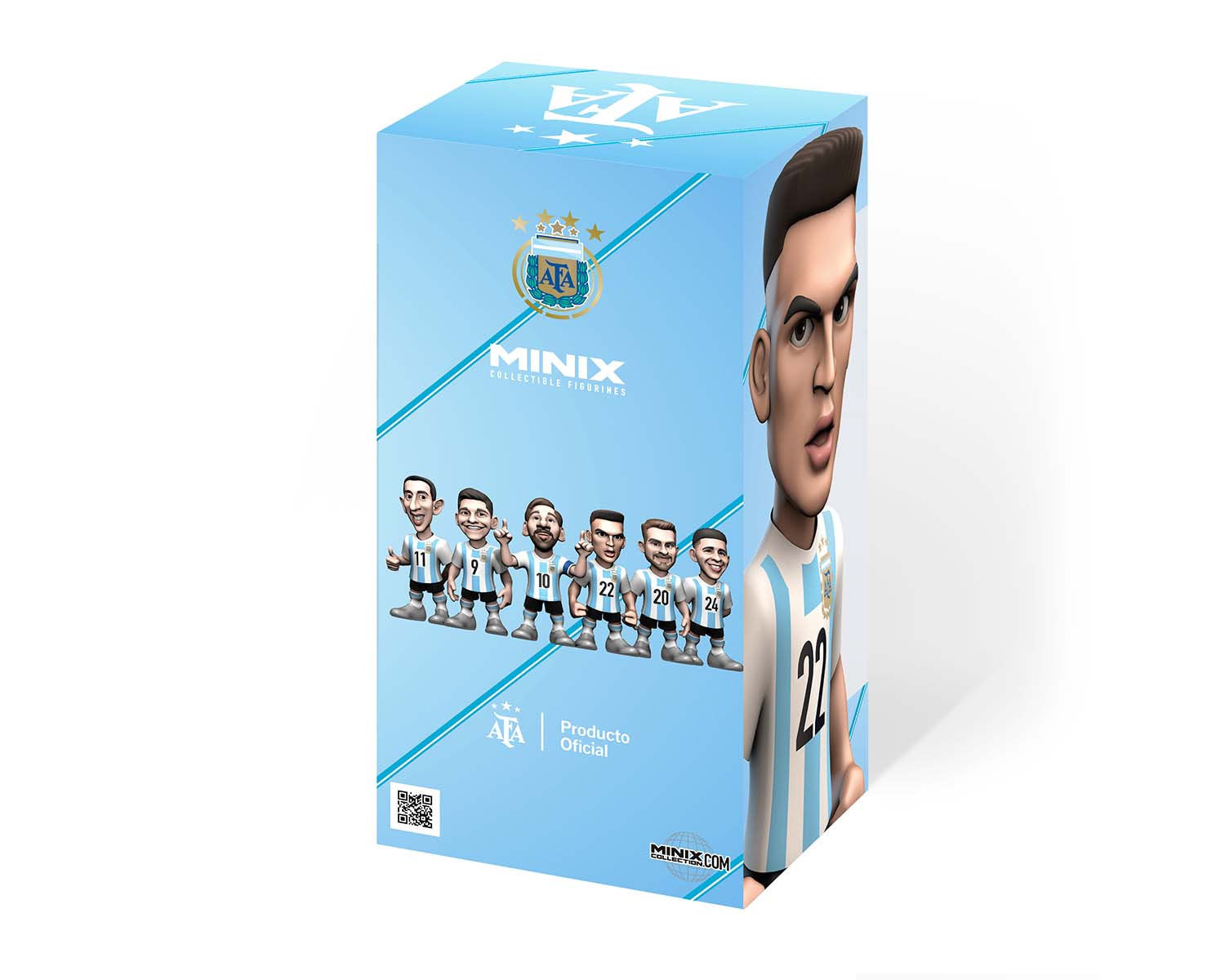 Minix - Football Stars #177 - Argentine - Lautaro Martinez 22 - Figurines PVC 12 cm