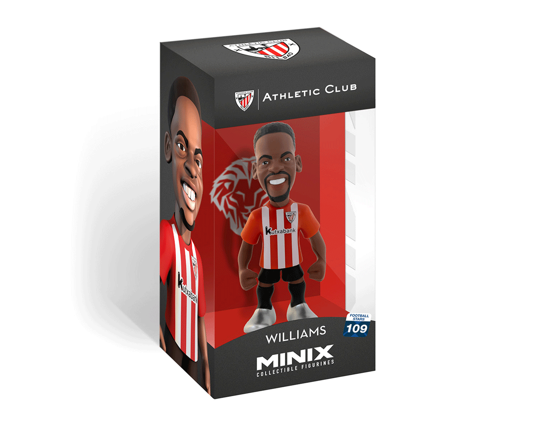 Minix - Football Stars #109 - Athletic Bilbao - Iñaki Williams 9 - Figurines PVC 12 cm