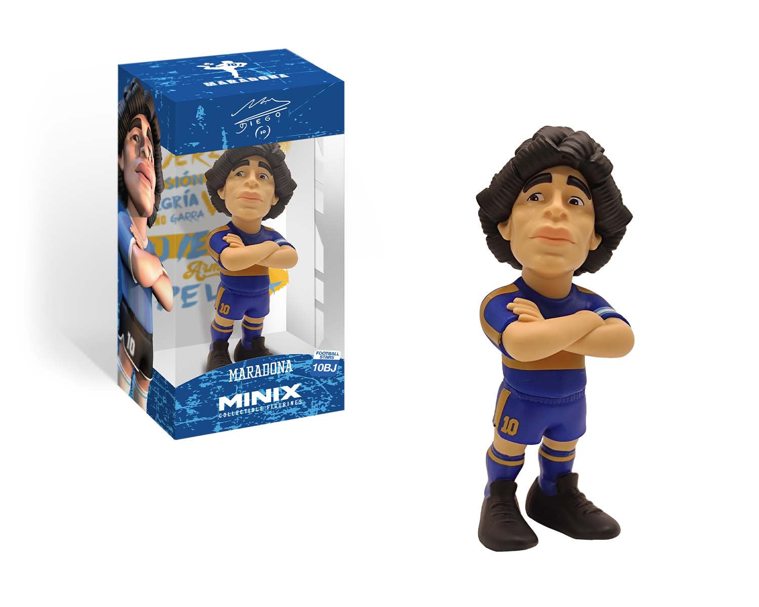 Minix - Football Legends #10BJ - Maradona Boca Juniors - Figurines PVC 12 cm