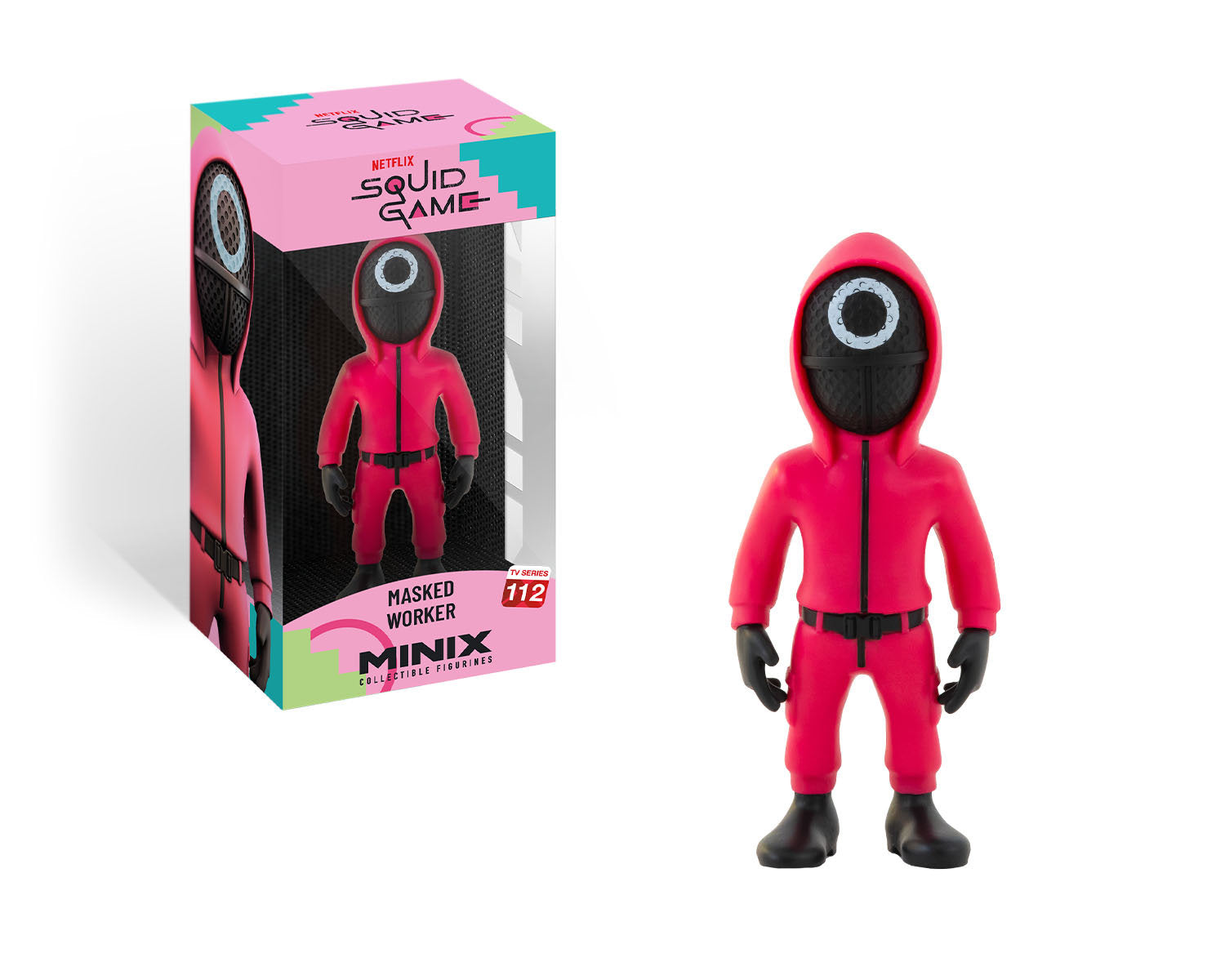 Minix - TV Series #112 - Squid Game - Masked Worker Circle Guard - Figurines PVC 12 cm