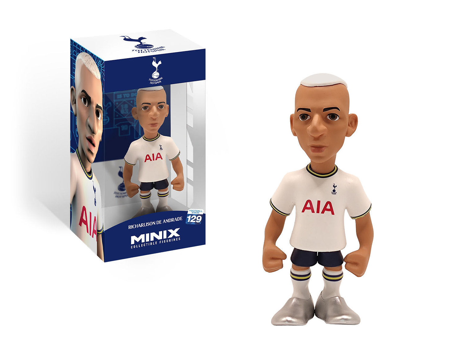 Minix - Football Stars #129 - Tottenham Hotspur Football Club - Richarlison "9" - Figurine 12cm