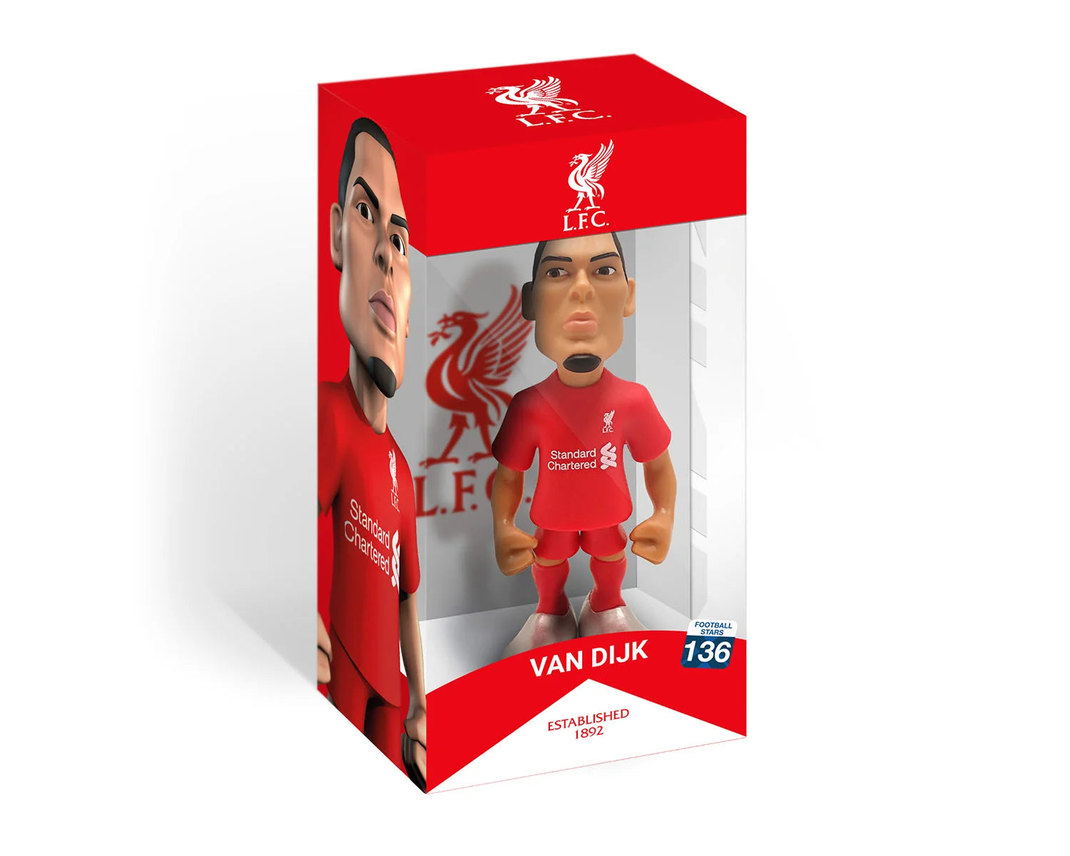 Minix - Football Stars #136 - Liverpool - Van Dijk 4 - Figurines PVC 12 cm