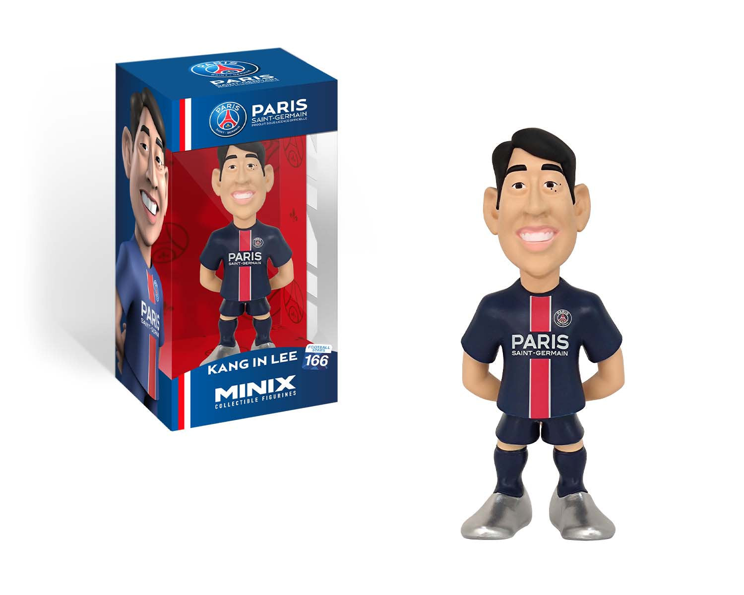 Minix - Football Stars #166 - PSG - Kang In Lee 19 - Figurines PVC 12 cm