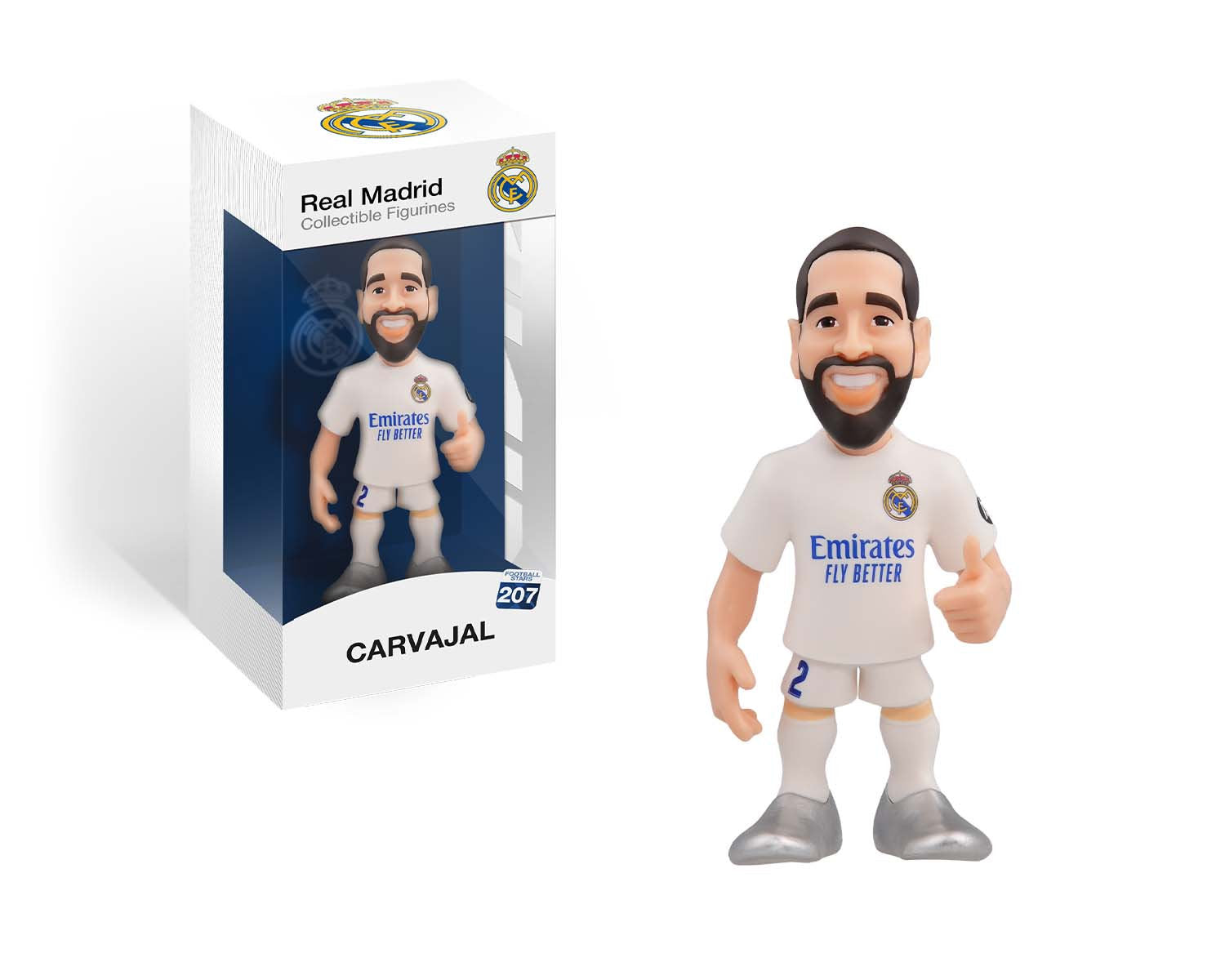 Minix - Football Stars #207 - Real Madrid - Carvajal - Figurines PVC 12 cm