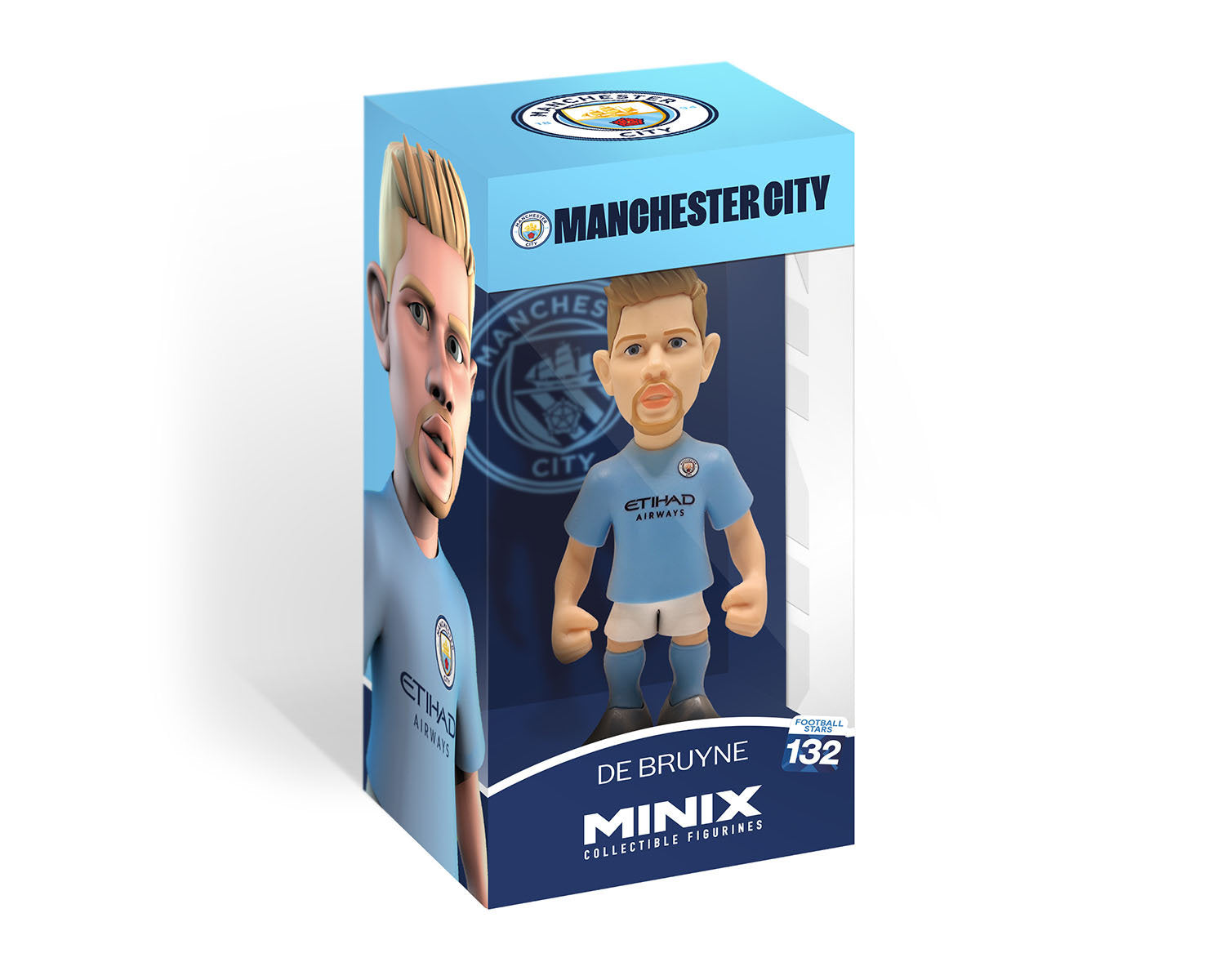 Minix - Football Stars #132 - Manchester City - De Bruyne 17 - Figurines PVC 12 cm