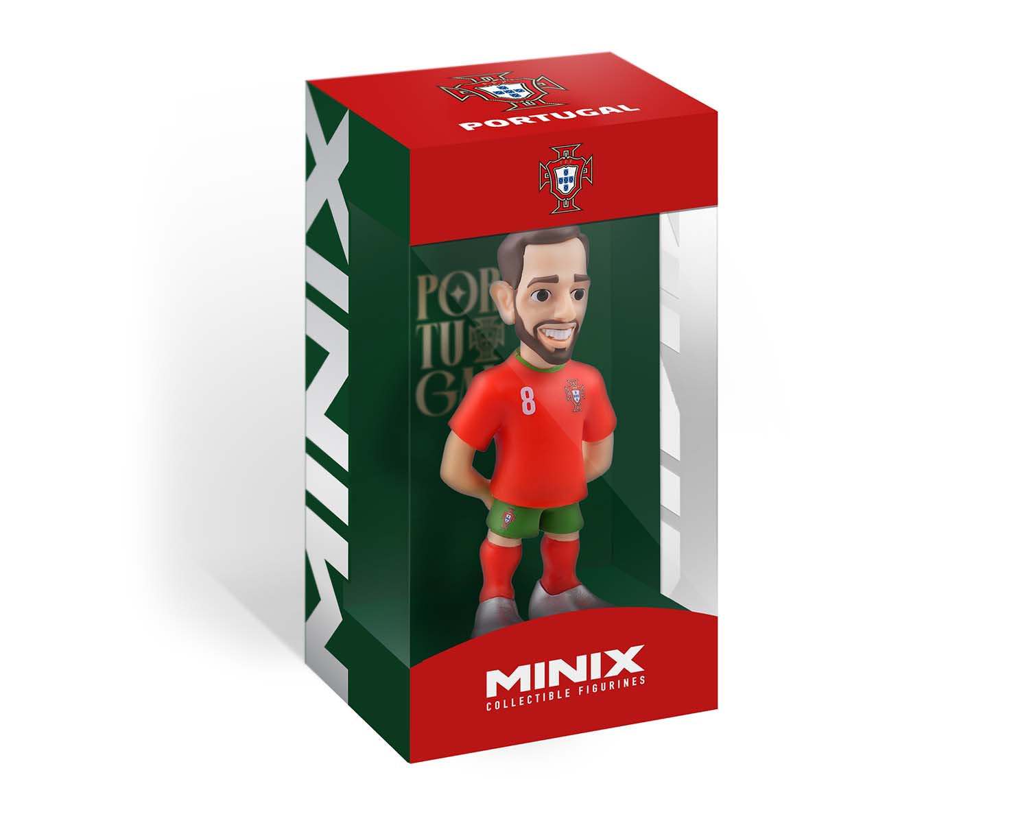 Minix - Football Stars #214 - Portugal - Bruno Fernandes - Figurines PVC 12 cm