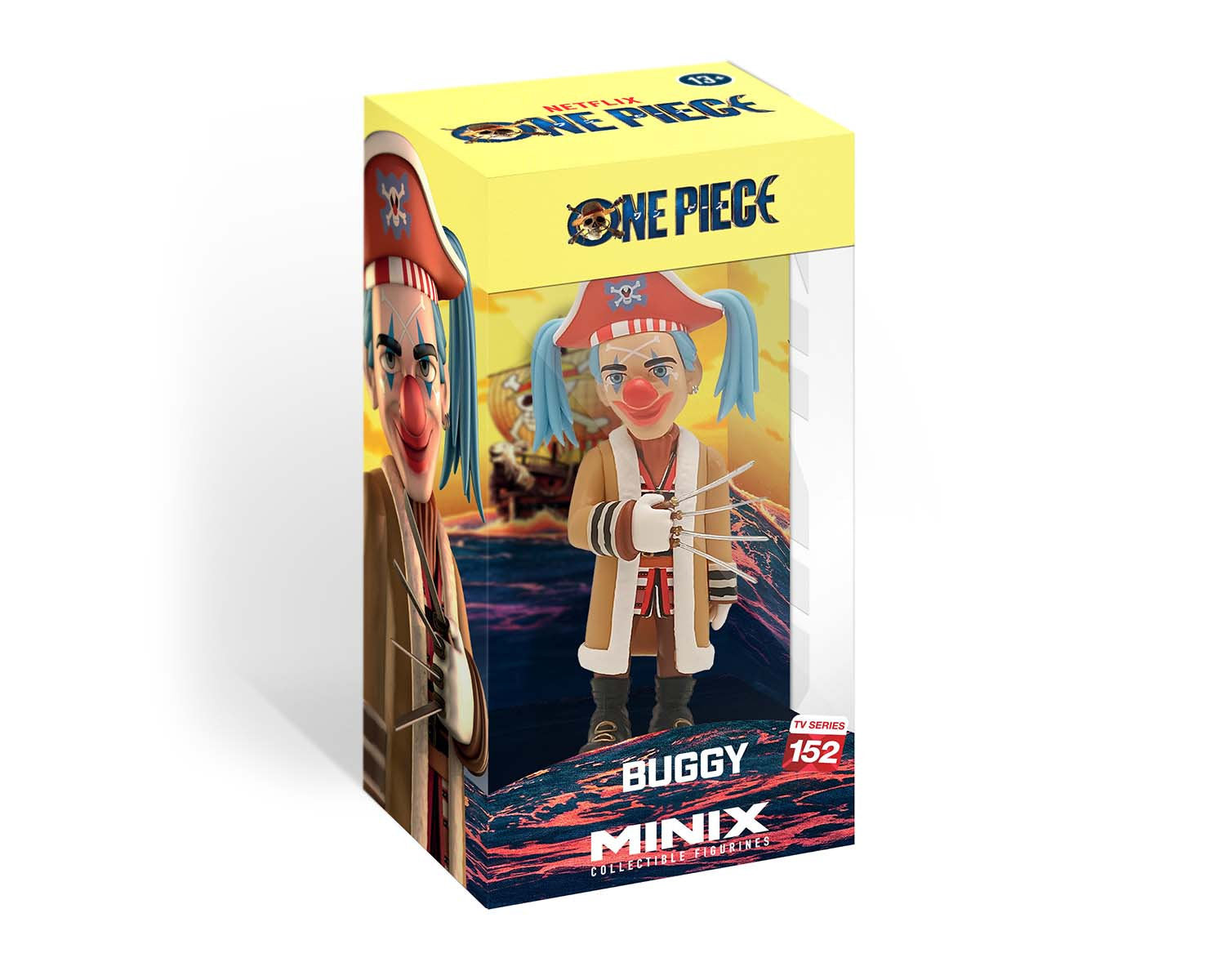 Minix - TV Series #152 - One Piece - Buggy - Figurines PVC 12 cm