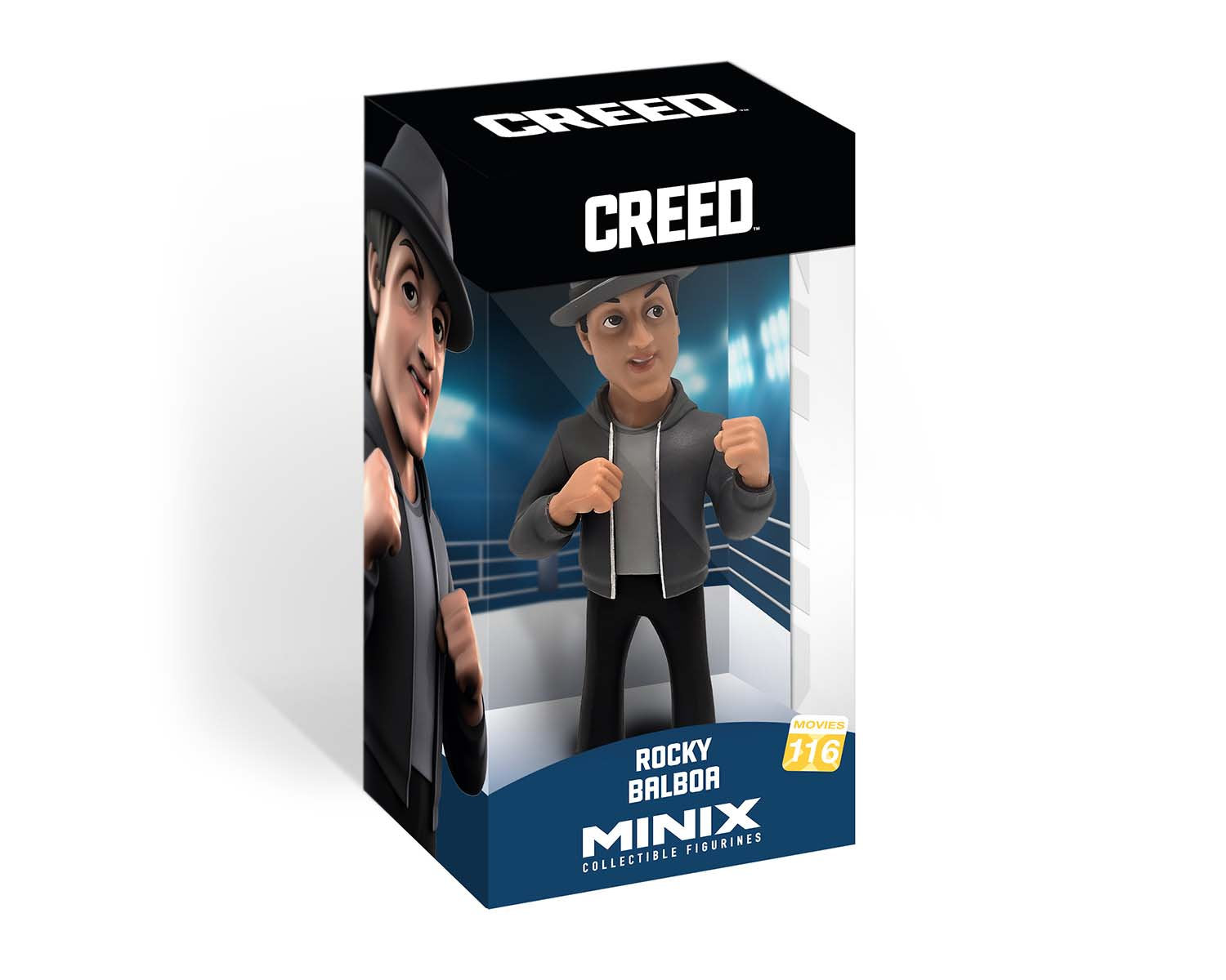 Minix - Movies #116 - Creed - Rocky Chapeau et veste cuir - Figurines PVC 12 cm