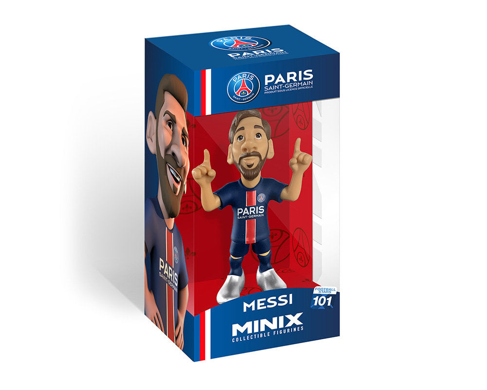 Minix - Football - PSG - Lionel Messi "030" - Figurine 12cm - flash vidéo