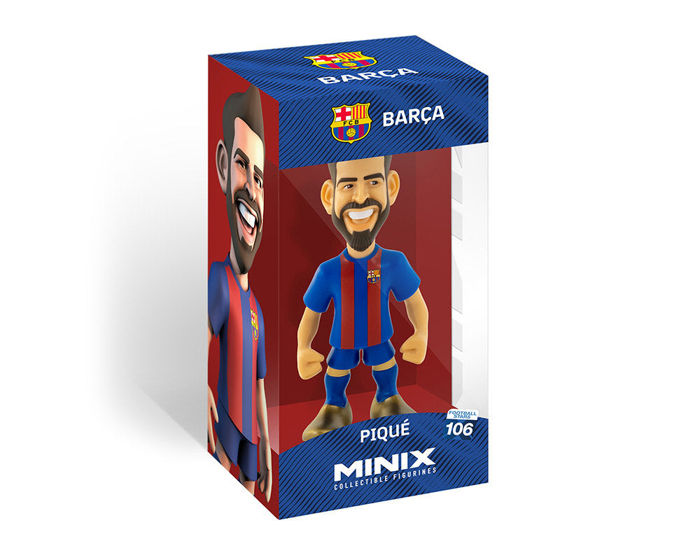 Minix - Football Stars #106 - Figurine PVC 12 cm - FC Barcelone - Piqué 3