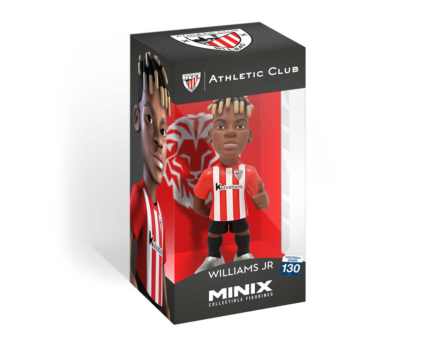 Minix - Football Stars #130 - Athletic Bilbao- Nico Williams Junior 11 - Figurines PVC 12 cm