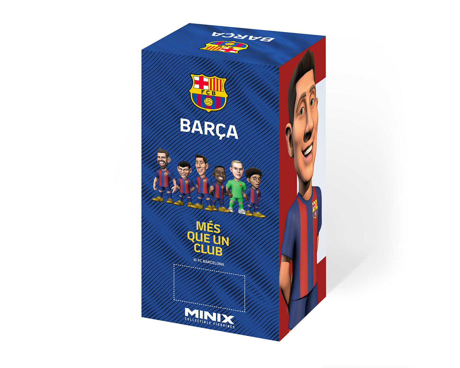Minix - Football Stars #116 - FC Barcelone - Lewandowski 9 - Figurines PVC 12 cm