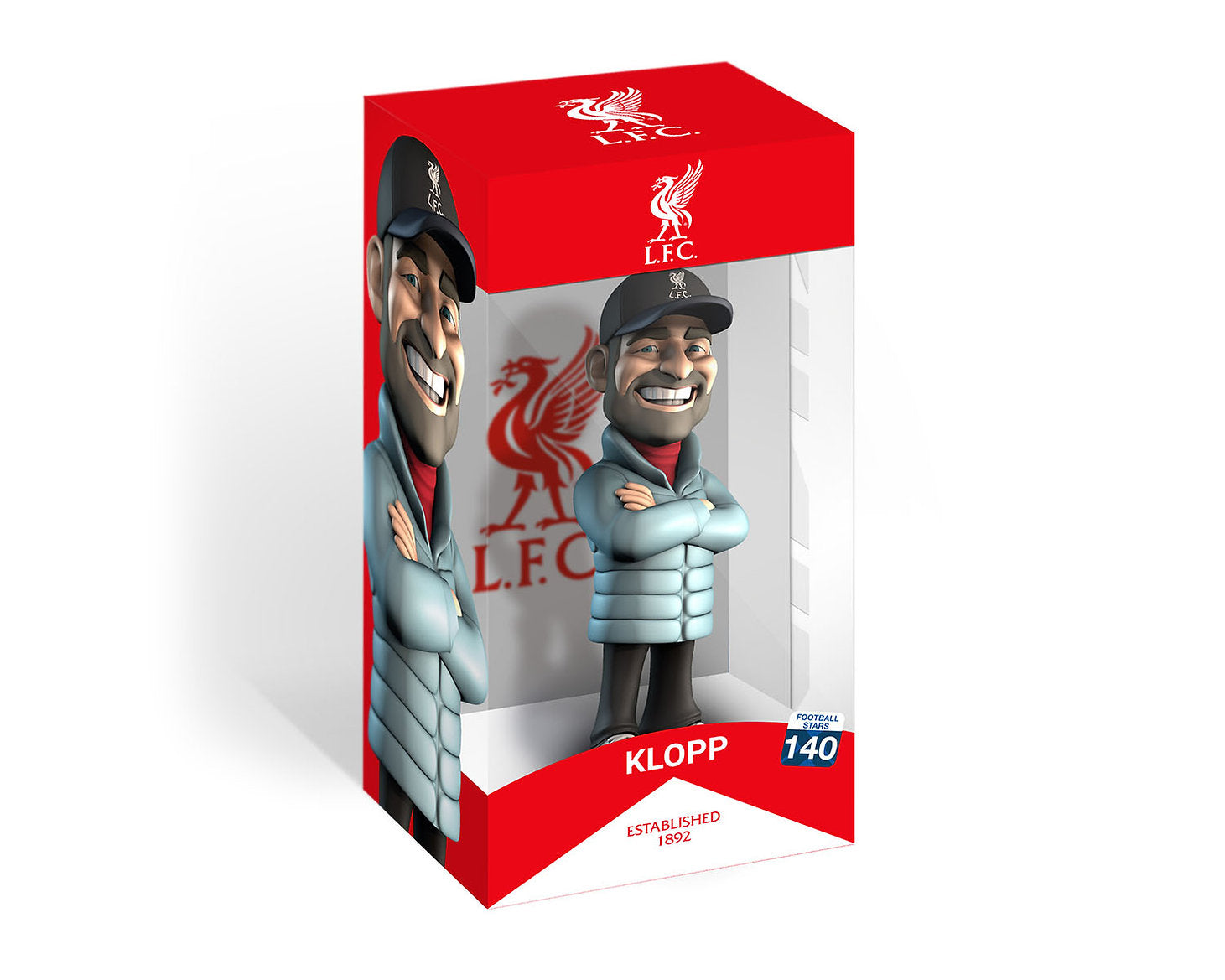 Minix - Football Stars #140 - Liverpool - Klopp - Figurines PVC 12 cm - flash vidéo