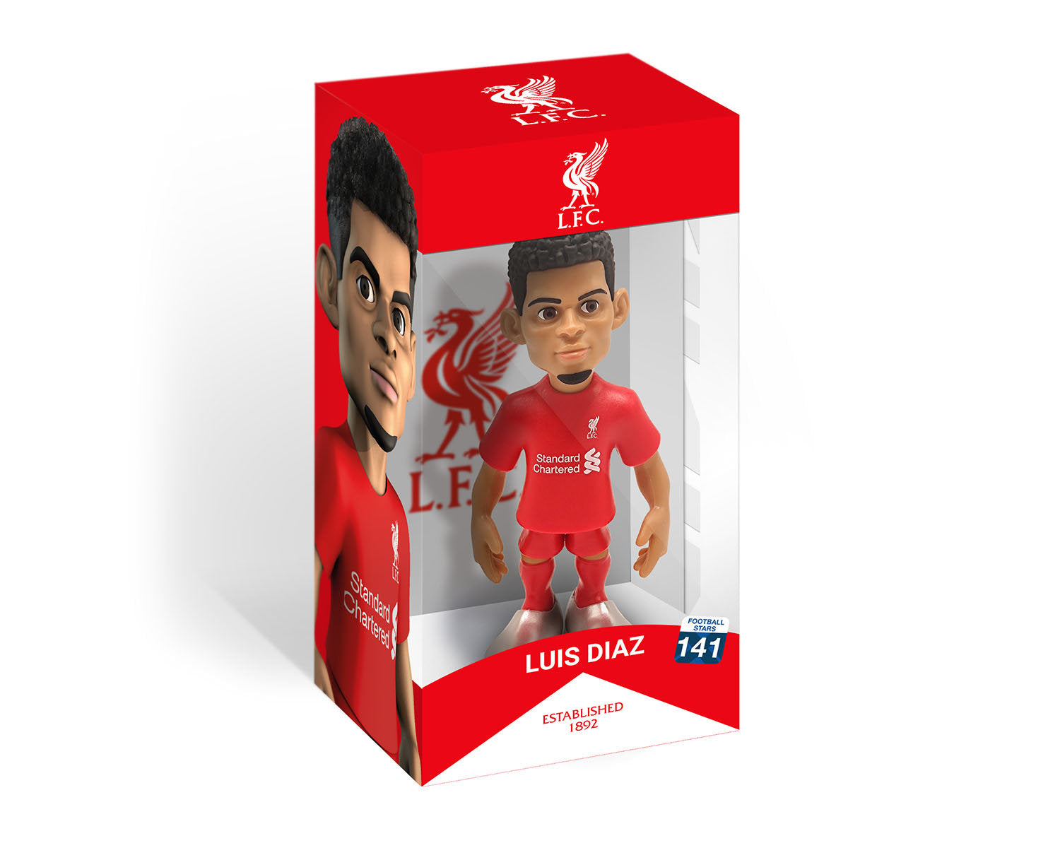 Minix - Football Stars #141 - Liverpool - Luis Diaz 23 - Figurines PVC 12 cm