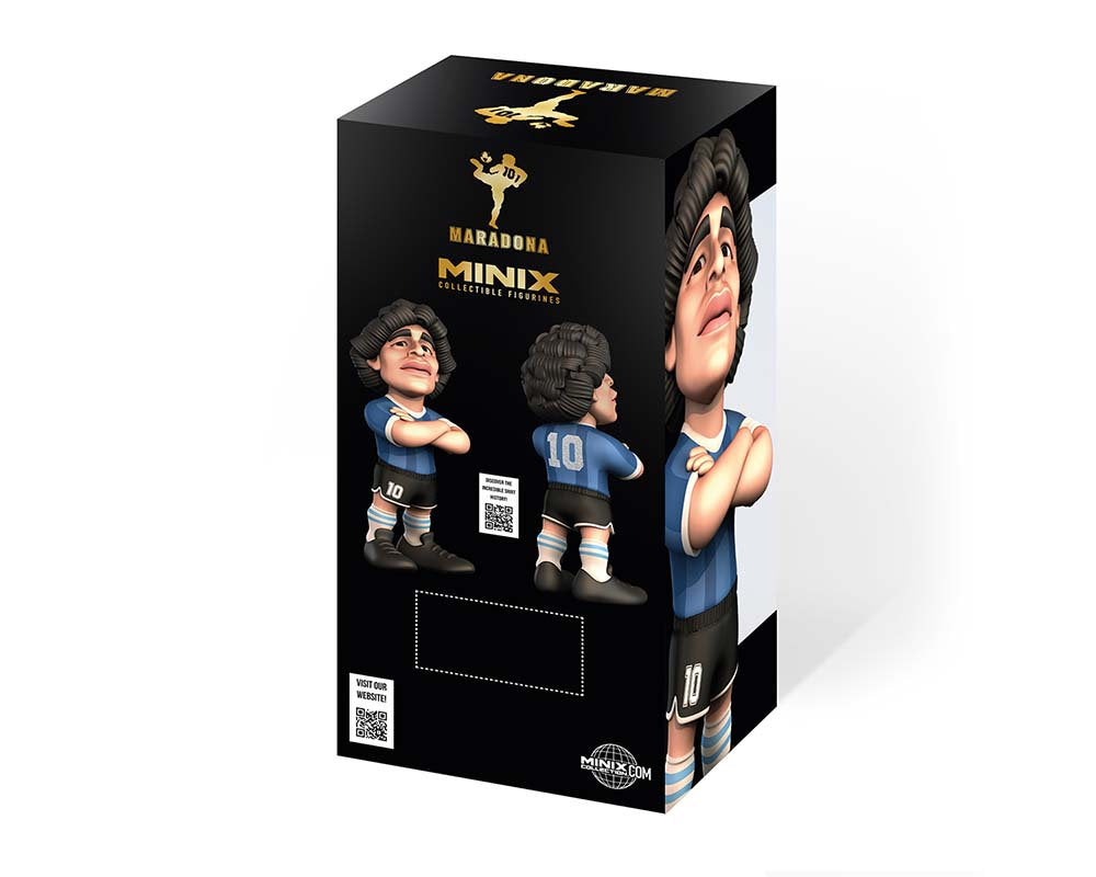 Minix - Football Special #10D - Century Gold - Maradona Statue 12cm