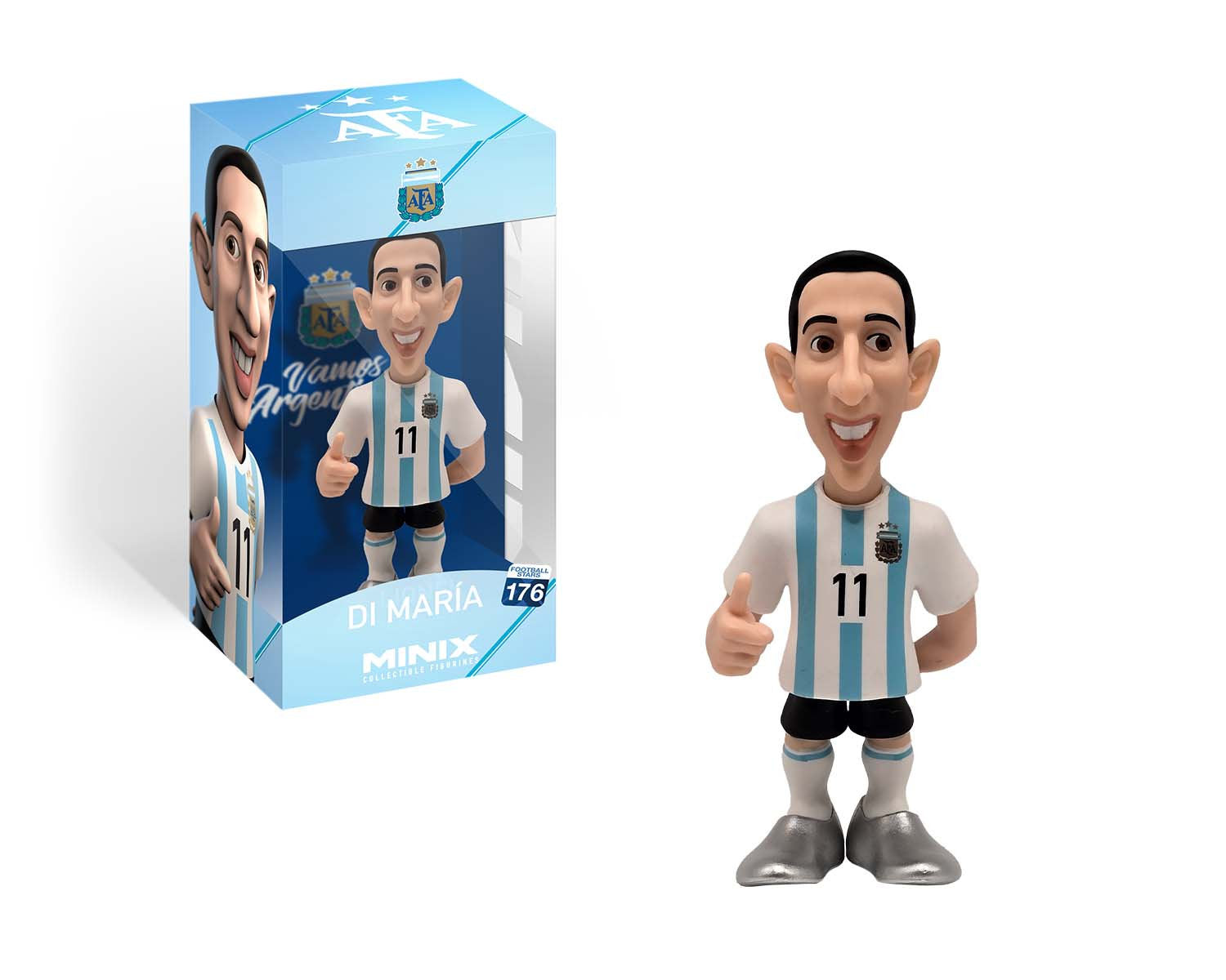 Minix - Football Stars #176 - Argentine - Angel Di Maria 11 - Figurines PVC 12 cm