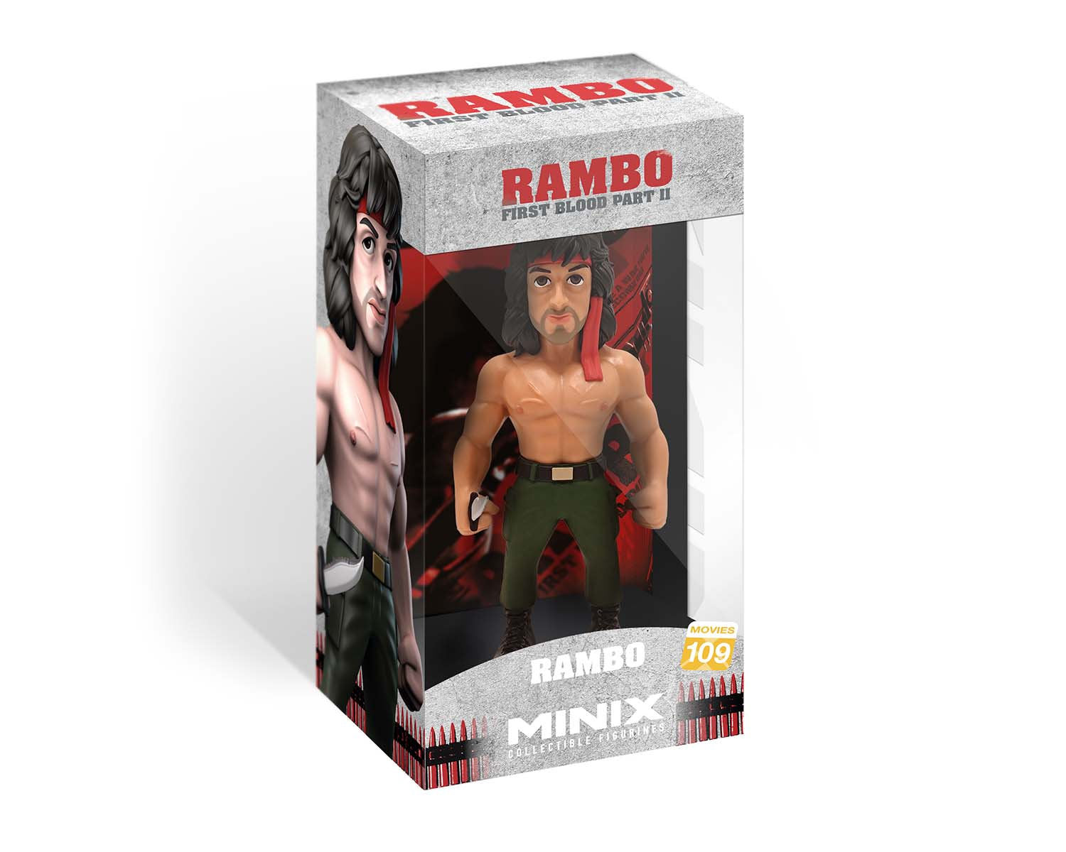 Minix - Movies #109 - Rambo - Rambo avec Bandana - Figurines PVC 12 cm