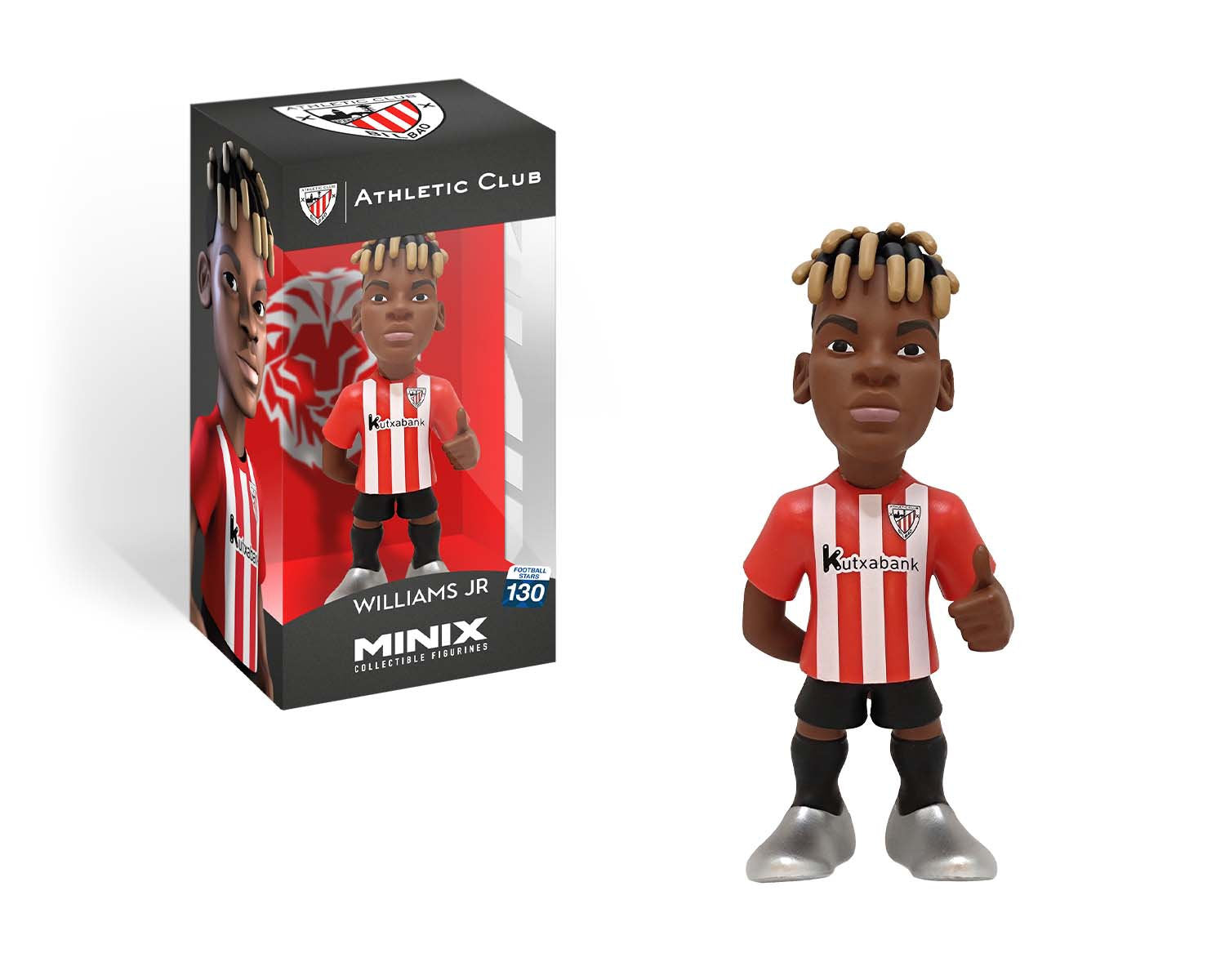 Minix - Football Stars #130 - Athletic Bilbao- Nico Williams Junior 11 - Figurines PVC 12 cm