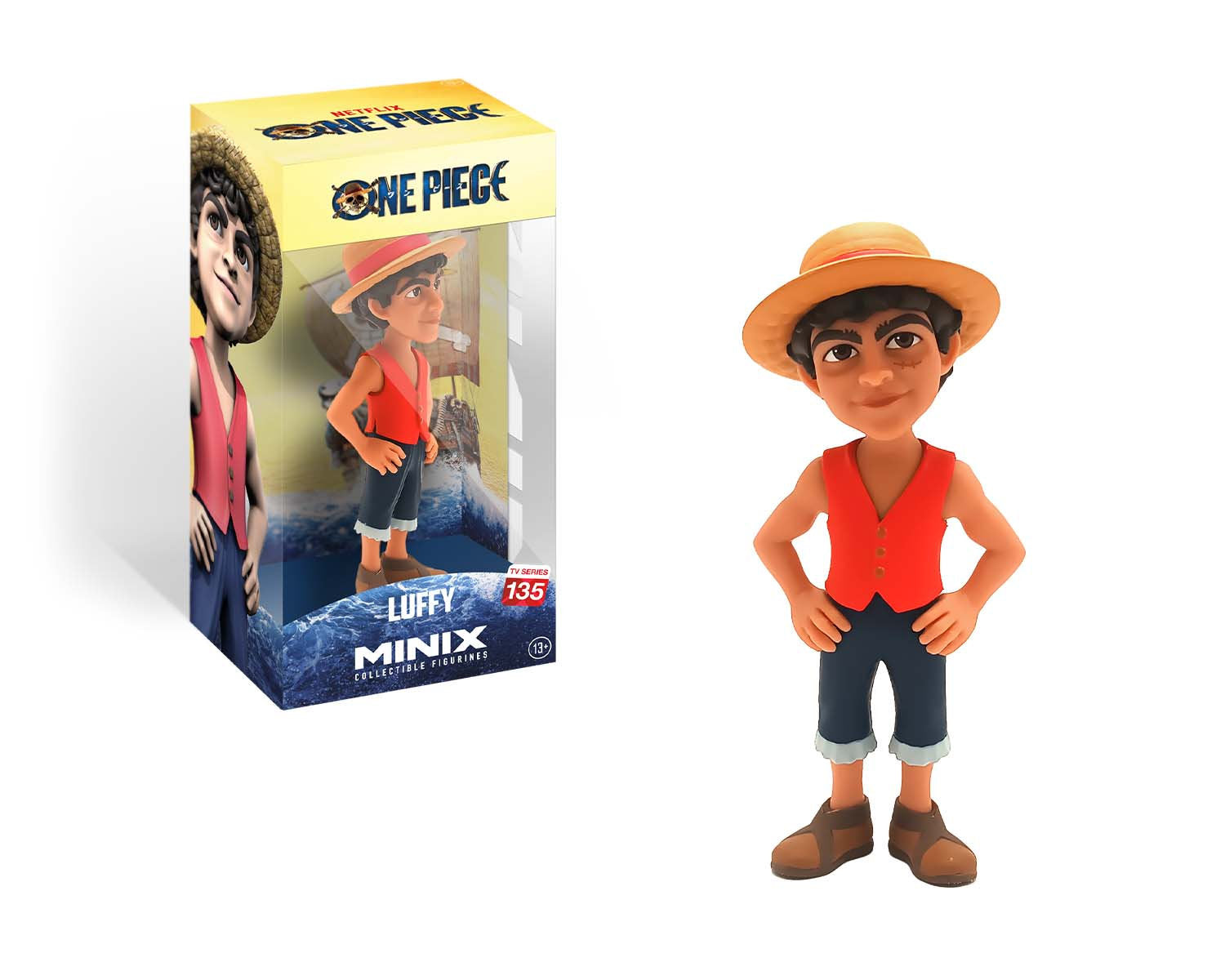 Minix - Anime #135 - One Piece - Monkey D. Luffy - Figurines PVC 12 cm