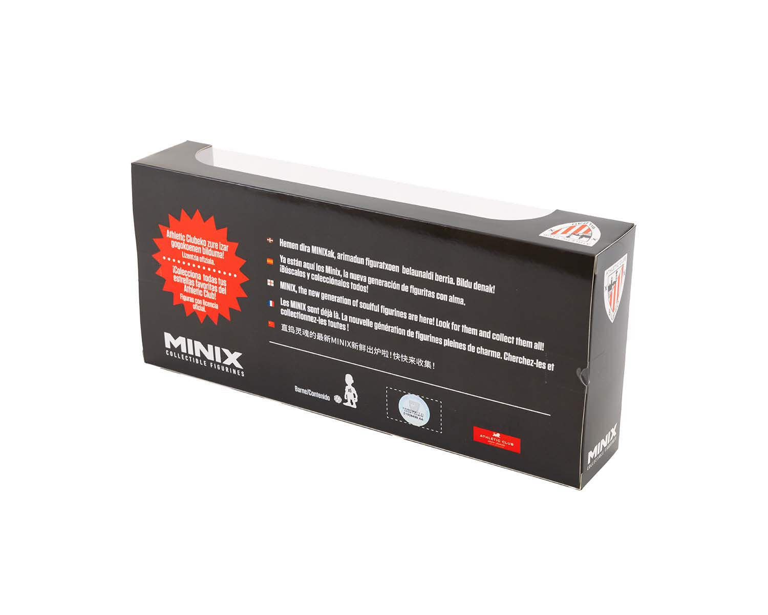 Minix - Football Stars - Pack de 5 Athletic Club Bilbao - A (Unai simon / Villalibre / Williams / Muniain / Williams jr) - Figurines PVC 7 cm