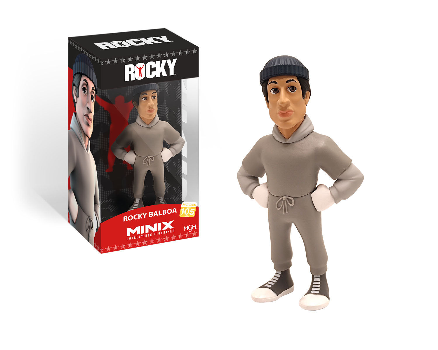 Minix - Movies #105 - Rocky - Rocky Balboa en tenue d'entrainement - Figurines PVC 12 cm