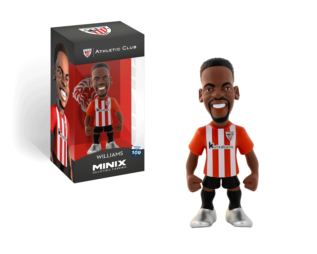 Minix - Football Stars #109 - Athletic Bilbao - Iñaki Williams 9 - Figurines PVC 12 cm
