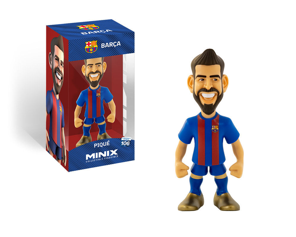 Minix - Football Stars #106 - Figurine PVC 12 cm - FC Barcelone - Piqué 3