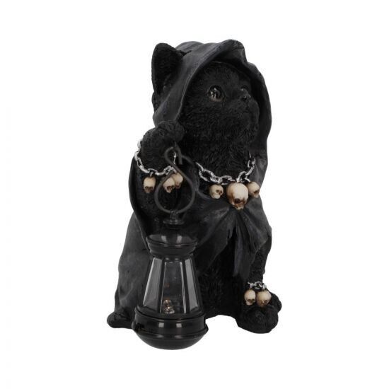 Nemesis Now - Figurine de collection Féline faucheuse avec lanterne 18.5cm - flash vidéo