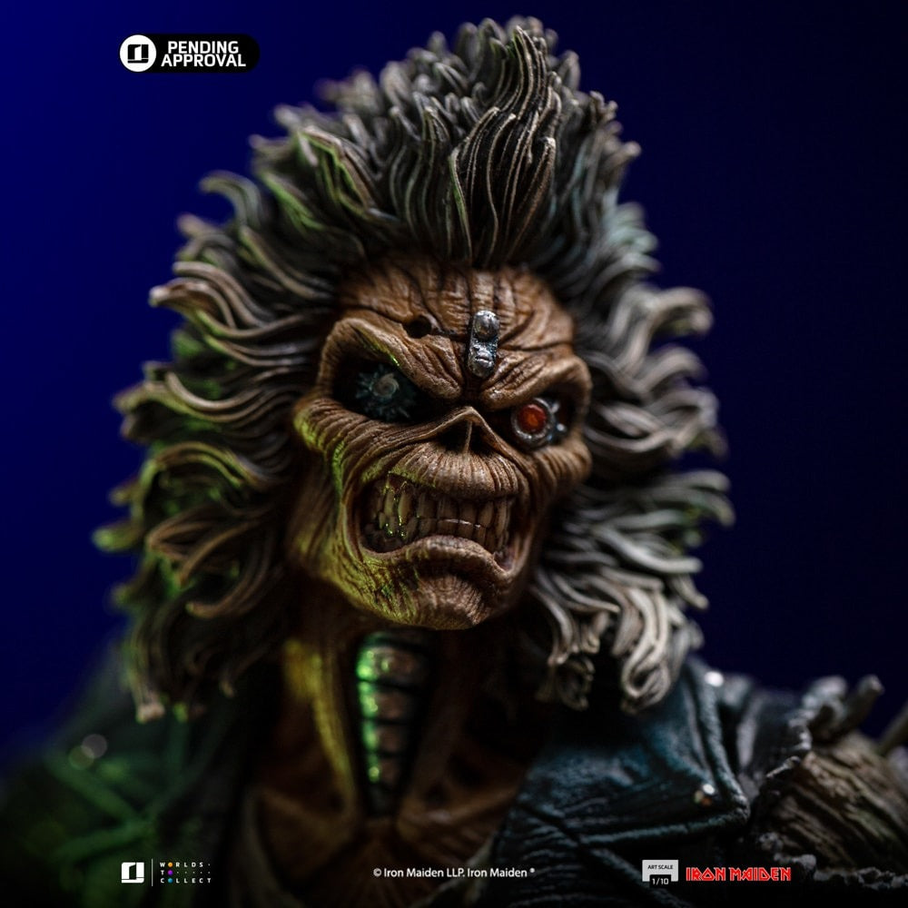 Iron Studios - Art Scale 1/10 - Iron Maiden - Eddie (50th Anniversary) Statue 22cm