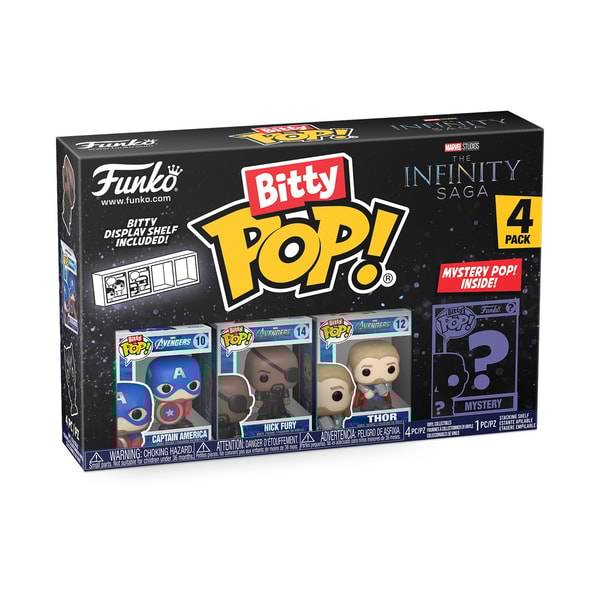 Funko Bitty Pop! 4-Pack: Marvel: The Avengers - Captain America - flash vidéo