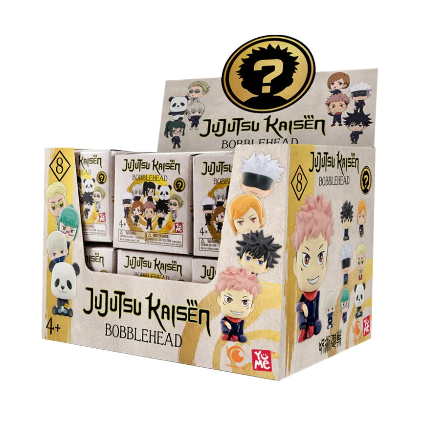 YuMe Bobble Hero Blind Box - Display de figurines bobblehead Jujutsu Kaisen (12 unités)