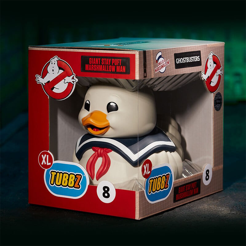 TUBBZ Canard de bain - S.O.S Fantômes - Bibendum Chamallow (Taille Géante) (Édition Limitée)