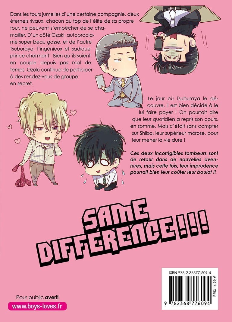 Same Difference - Tome 06 - Livre (Manga) - Yaoi
