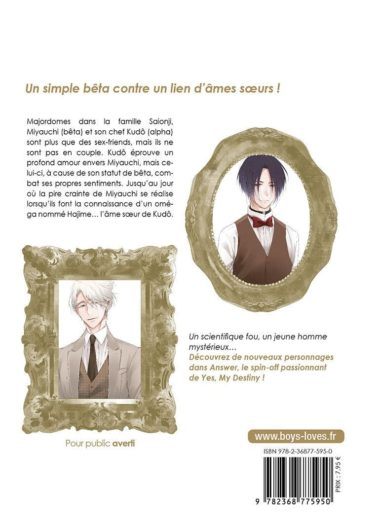 Yes, my Destiny - Tome 03 - Livre (Manga) - Yaoi - Hana Collection