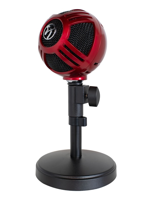 Arozzi Sfera - Microphone de streaming - Rouge - flash vidéo