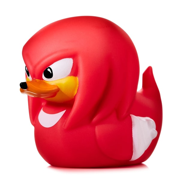 Numskull - Mini TUBBZ Canard de bain - Sonic le Hérisson - Knuckles (Édition baignoire) - flash vidéo