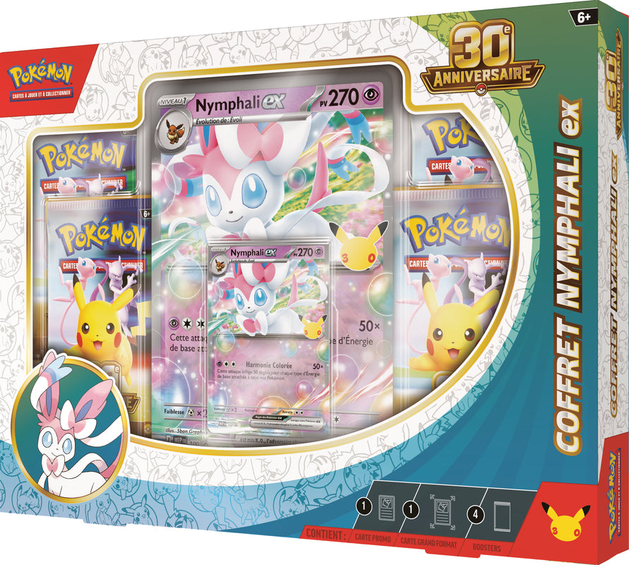 Pokémon JCC : Coffret 30e Anniversaire - Nymphali-ex