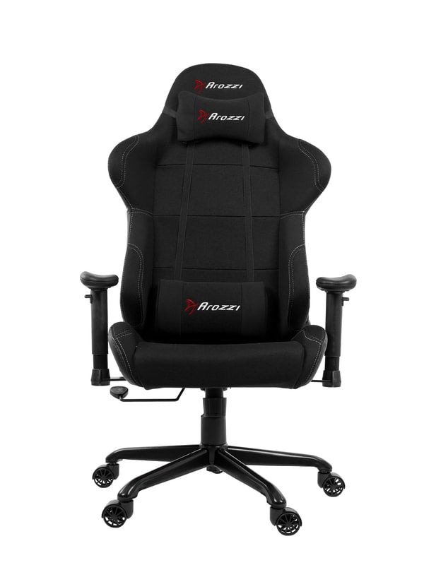 Arozzi Torretta - Chaise Gaming en tissu souple - Noir V2 - flash vidéo