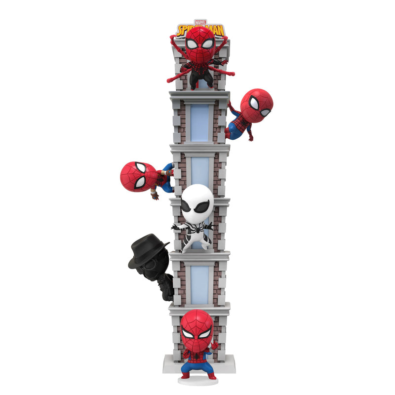 YuMe Hero Box Tower Series - Display de figurines Spider-Man 8cm (12 unités)