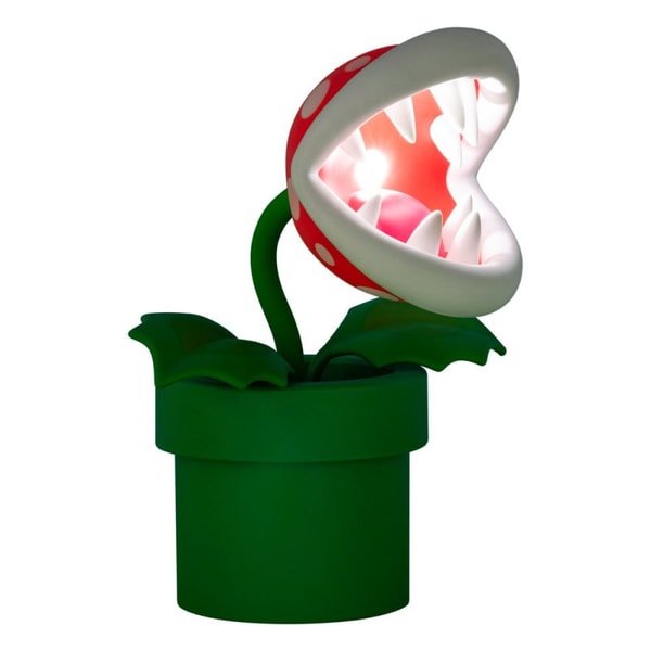 Nintendo - Super Mario - Lampe Mini Plante Piranha V2 - flash vidéo