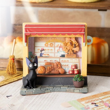 Kiki la petite sorcière - Cadre diorama de la boulangerie de Jiji - flash vidéo