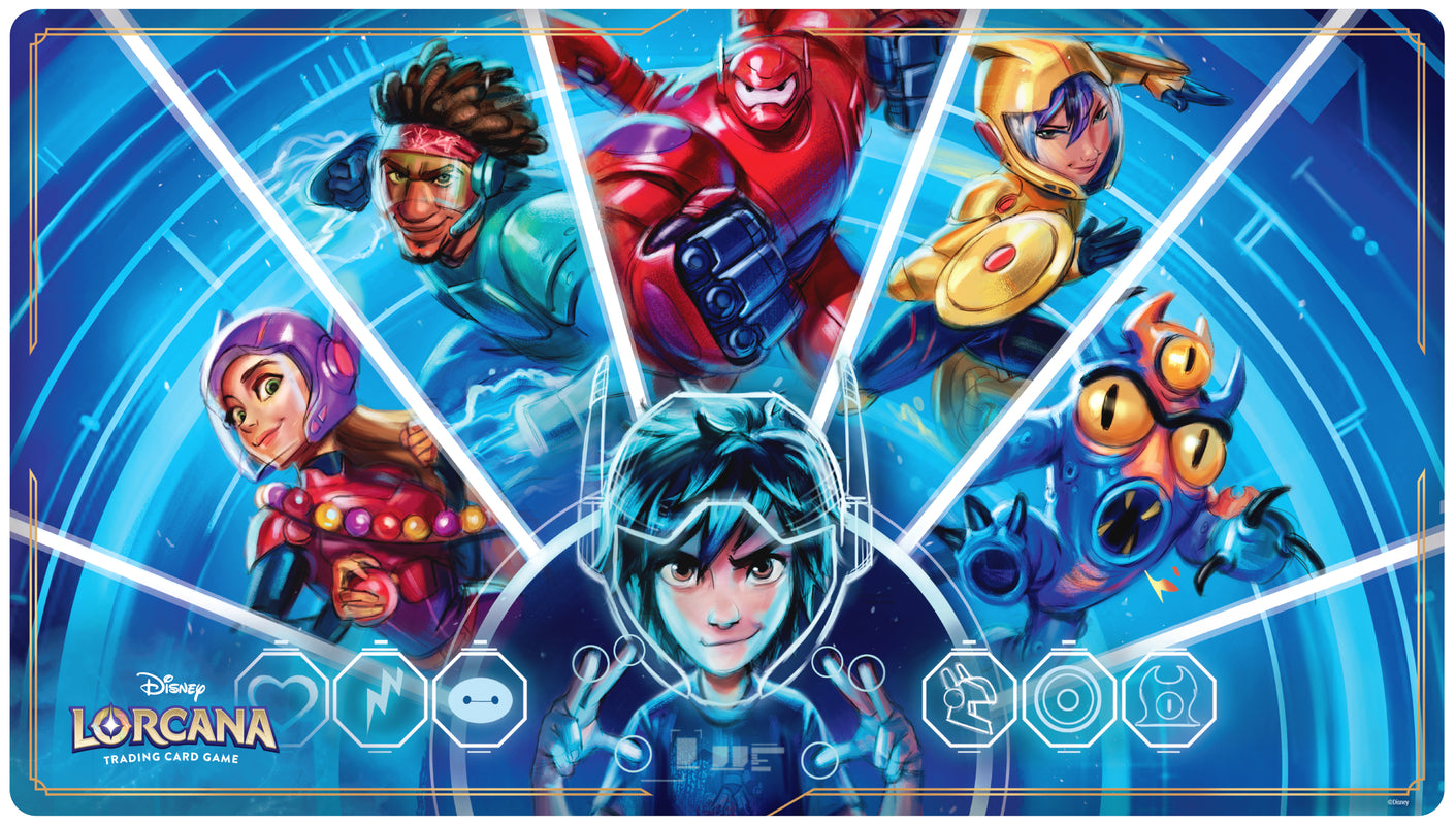 Disney Lorcana JCC : L'île d’Archazia - Tapis de jeu Les Nouveaux Héros