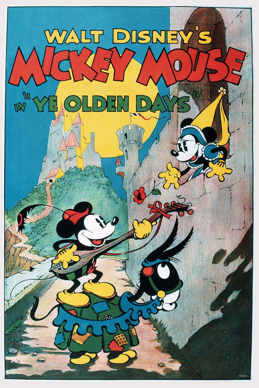 Disney - Puzzle livre lenticulaire Mickey au Moyen Âge 300 pcs 41x31 cm