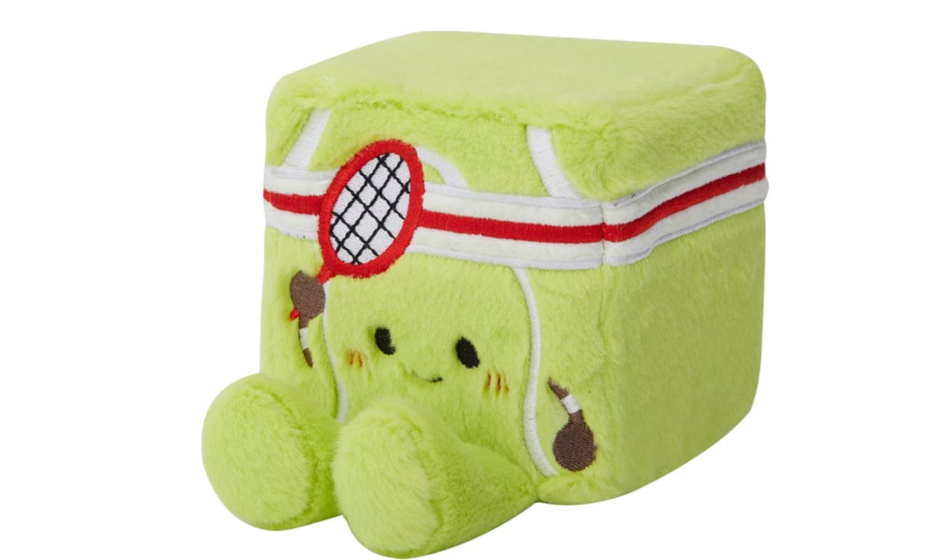 MGM - Squarepal - Peluche à mémoire de forme Tennis 10cm