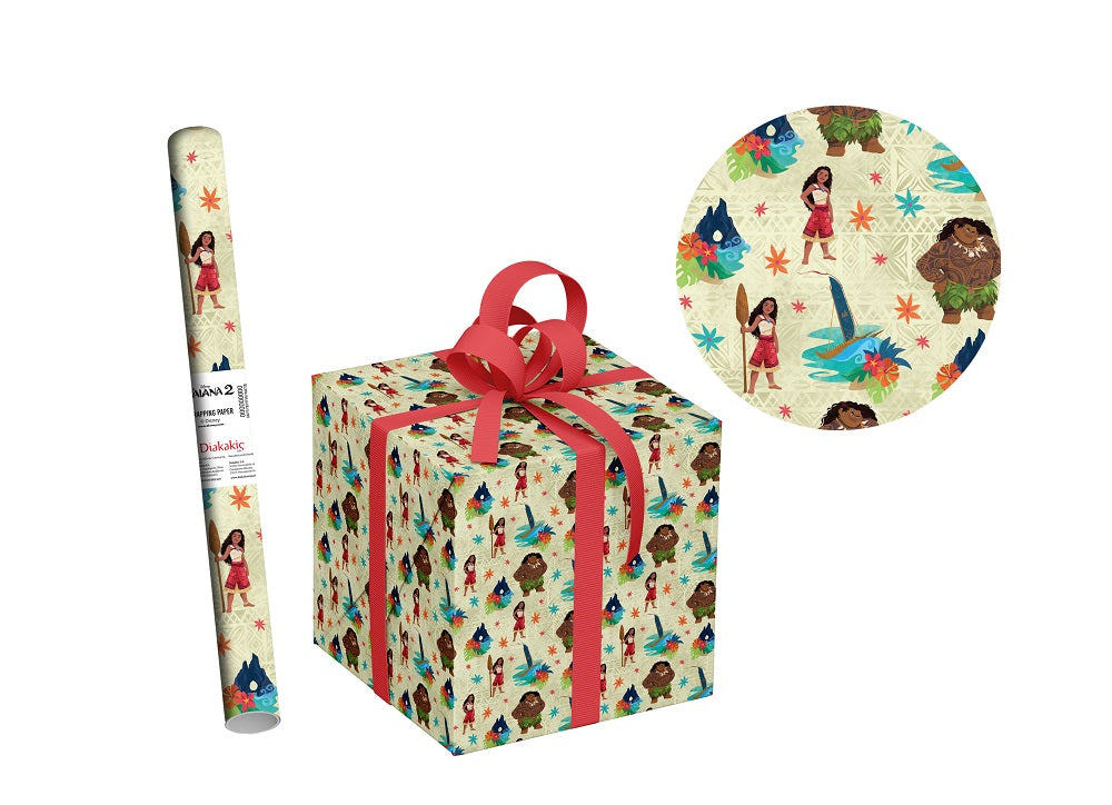 Disney - Vaiana - Papier cadeau 70cm x 200cm