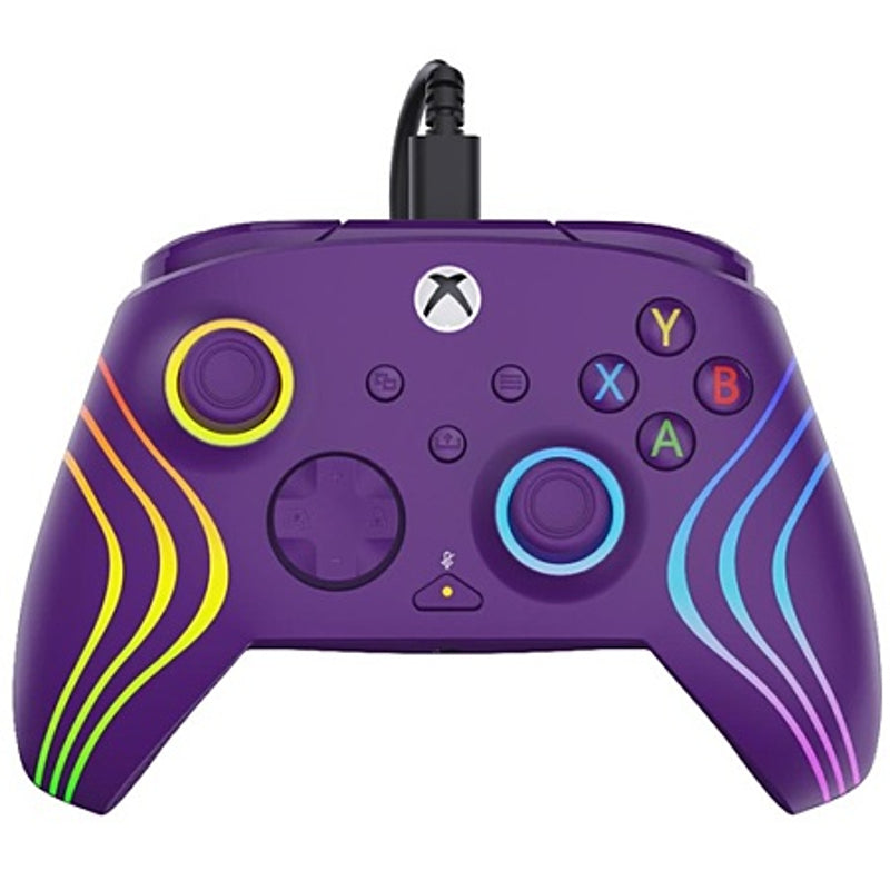 Turtle Beach - Manette de jeu filaire RVB Afterglow Wave Violette pour Xbox Series X|S, Xbox One et Windows 10/11