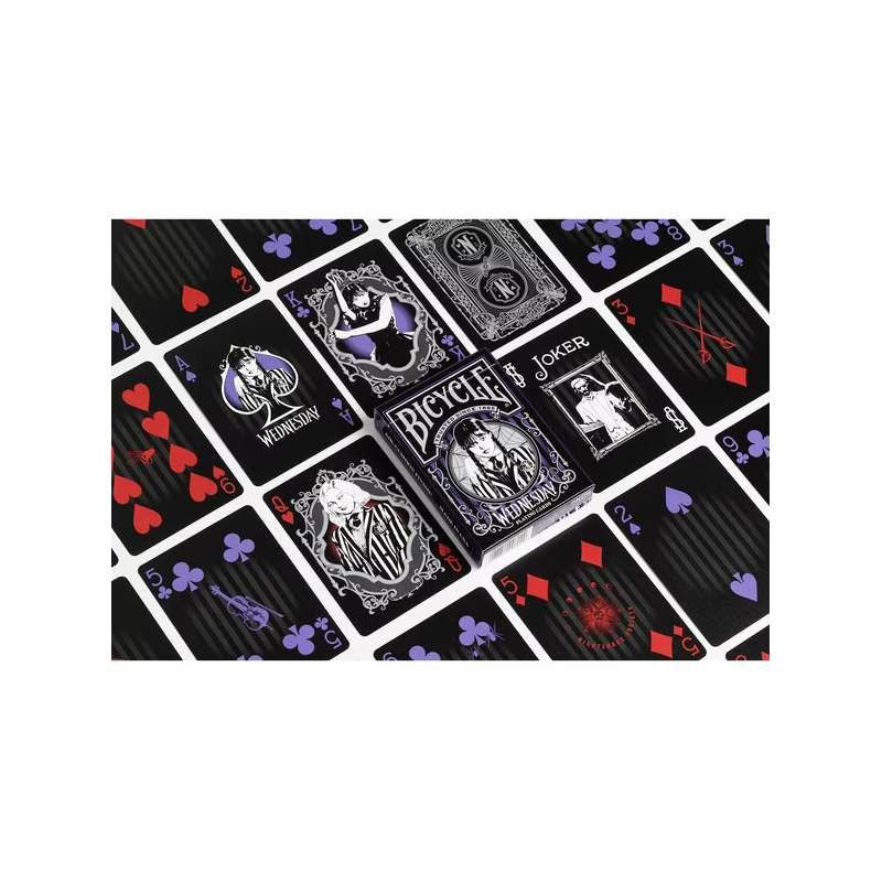 Bicycle - Carte de jeu Standard 56 pièce(s) Wedsnesday: A Netflix Series