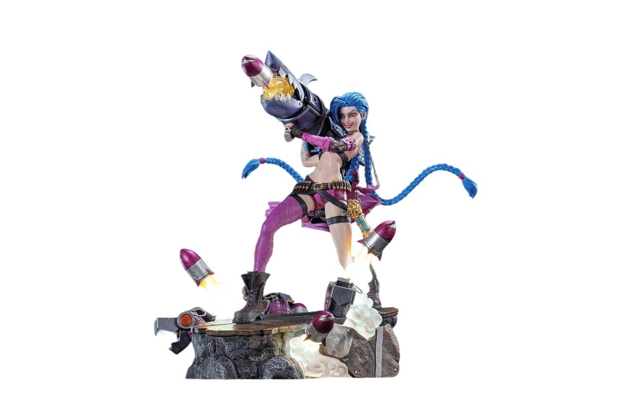 PureArts - 1:6 Scale Statues - League Of Legends - Jinx Statue 31cm - flash vidéo